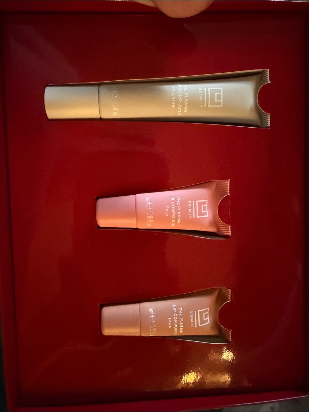 Lip Balm Trio Set by Luxury (Gold & Rose)